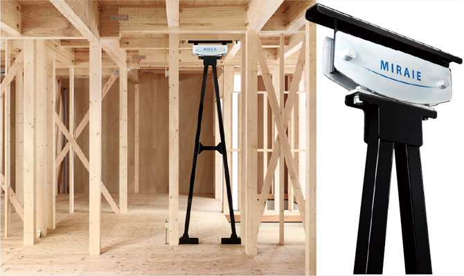 ゴムで揺れを吸収する制震ダンパー「MIRAIE」