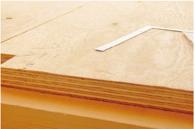 横からの力を受け止める剛床工法